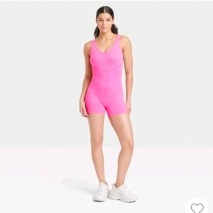 JoyLab Women's Stretch Seamless Short Active BodysuitSize MSizing: Womens